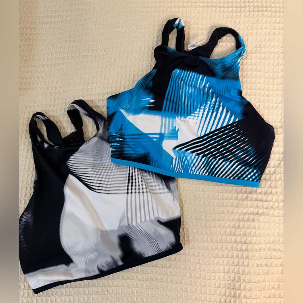 Under Armour Blue and Black Sports Bra Bundle